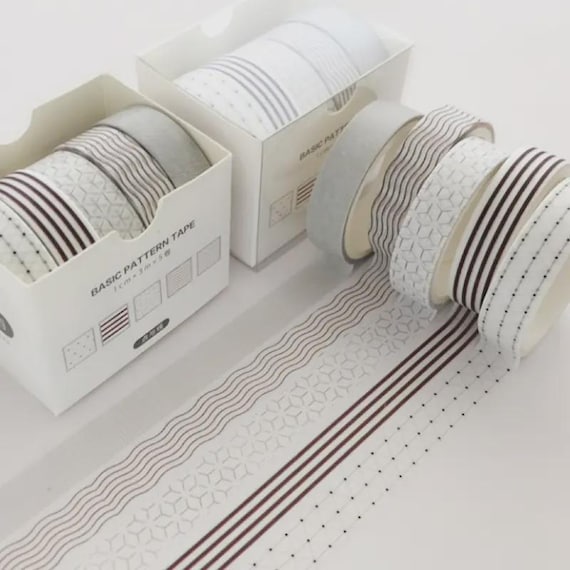 Ver en Etsy: Minimalist Washi Tape Set: White, Gray & Burgundy Scrapbooking Tape Minimalist Washi Tape Set: White, Gray & Burgundy Scrapbooking Tape