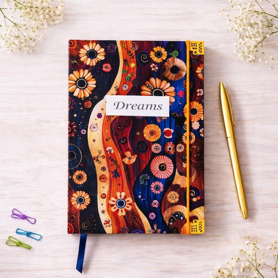 Ver en Etsy: A5 Floral Dotted Journal, Handmade Recycled Paper Notebook, Eco Friendly Stationery A5 Floral Dotted Journal, Handmade Recycled Paper Notebook, Eco Friendly Stationery