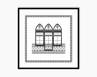 Libano Arte, Beirut Balcone, Digital Download
