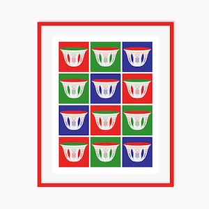 Lebanese Coffee Art, Arabic Coffee Art, Downloadable Print