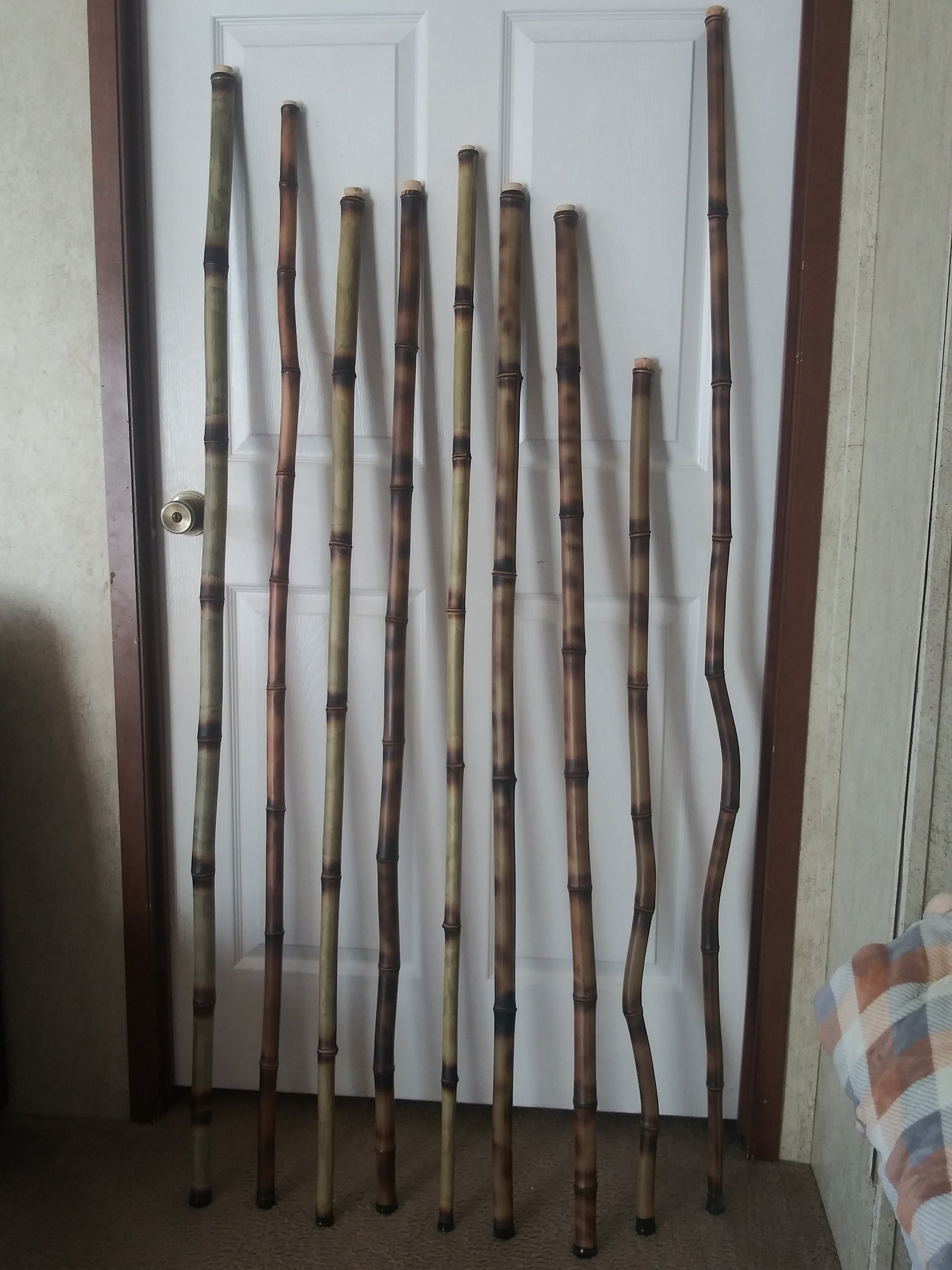 Bamboo walking stick Bamboo cane Etsy