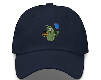 Bestickte Pickleball Mütze: Lustiges Geschenk für den Pickle Spieler