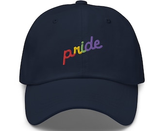 Gorra bordada Rainbow Pride: Mes del Orgullo LGBTQ+