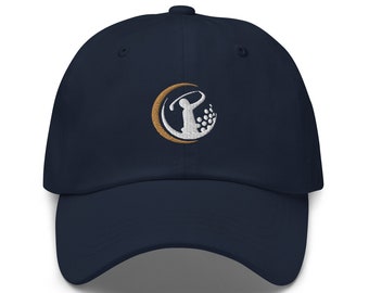 Gorra de golf bordada para papá: gorra de béisbol de sarga de algodón chino