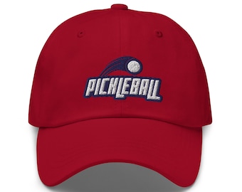 Embroidered Pickleball Hat: Twill Cotton Baseball Cap