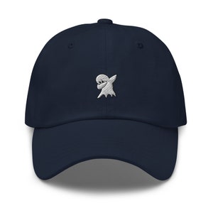 Czapka baseballowa z haftowanym motywem ducha, prezent na Halloween