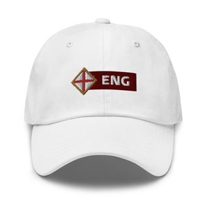 England Baseball Cap Adjustable, British Flag Hat, England Pride Cap, Union Jack Embroidered Cap, Classic Design, British Flag Hat, England