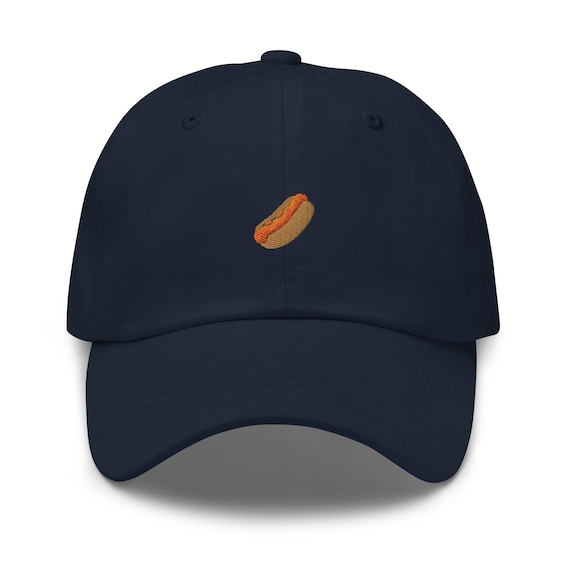 Hot dog baseball hat clearance