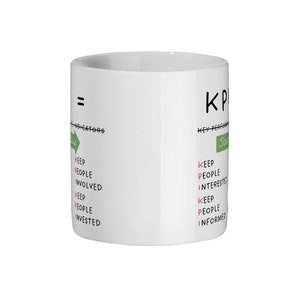 KPI Mug: Funny Office Coffee Cup, Coworker Gift - Etsy