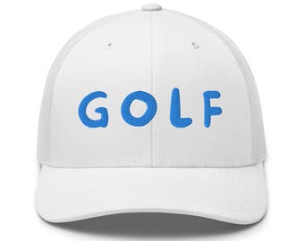 Bestickter Golf Trucker Hat: Verstellbare Baseballkappe, Golfer Geschenk