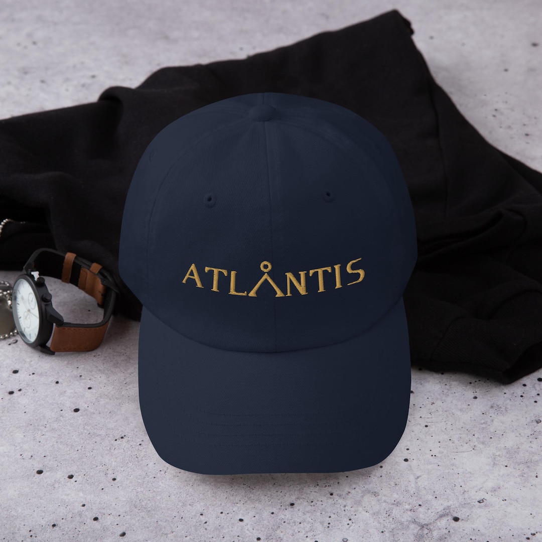 Embroidered Atlantis Baseball Cap: Lost City Dad Hat - Etsy