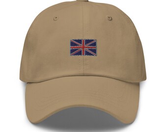 Patriotic Baseball Cotton Cap Union Jack Embroidered British Army Veteran Hats E - Foto 12