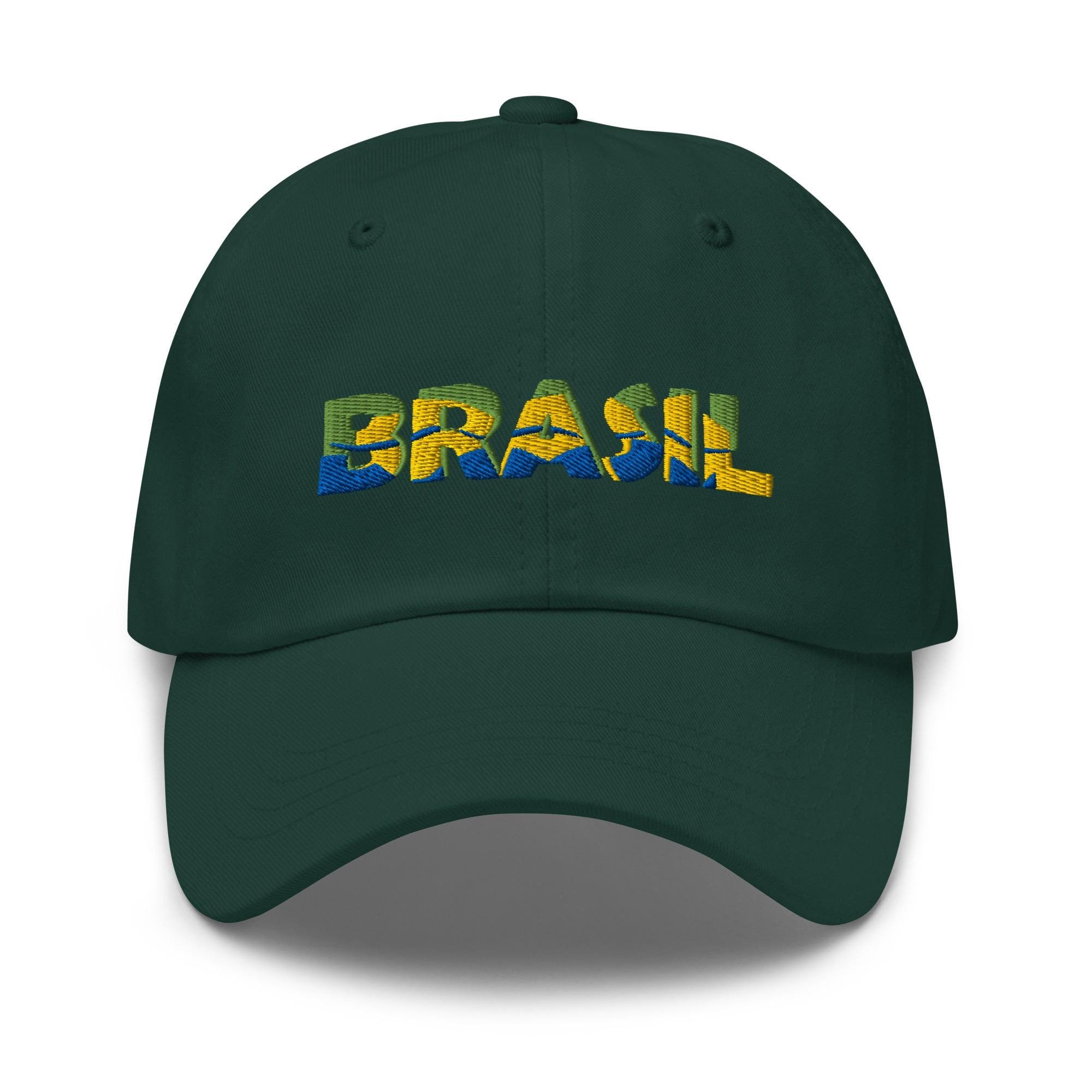 ブラジル刺繍入りベースボールキャップ：ブラジルのプライドを象徴するダッドハット