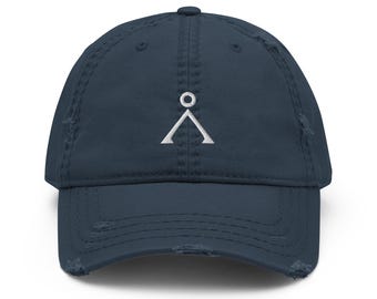 Penguin Vintage Baseball Cap - Distressed Cotton Adjustable Dad Hat, Embroidered Logo, Black - View #9