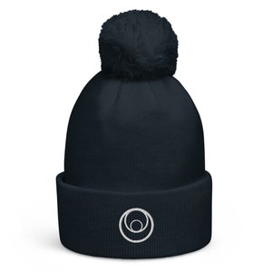 Destiny Symbol Pom Pom Beanie: 3 Body Problem Inspired