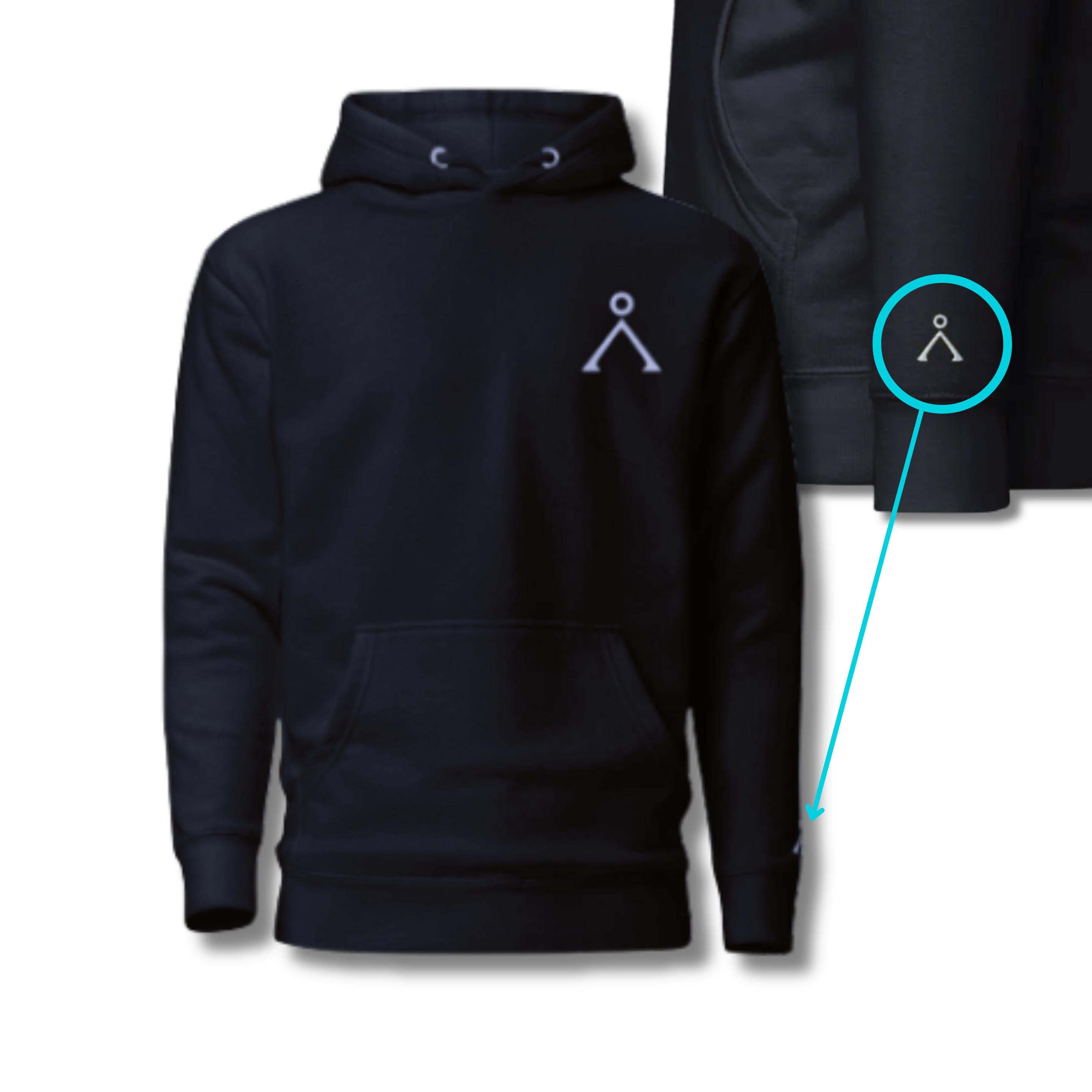 Folk Chevron Hoodie - Thin Pullover Long Sleeve Sweatshirt For Men & Women, Casual Workout