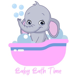 Baby Bath-time Printable, Bath Time Baby Prints, Downloadable Bathtime ...