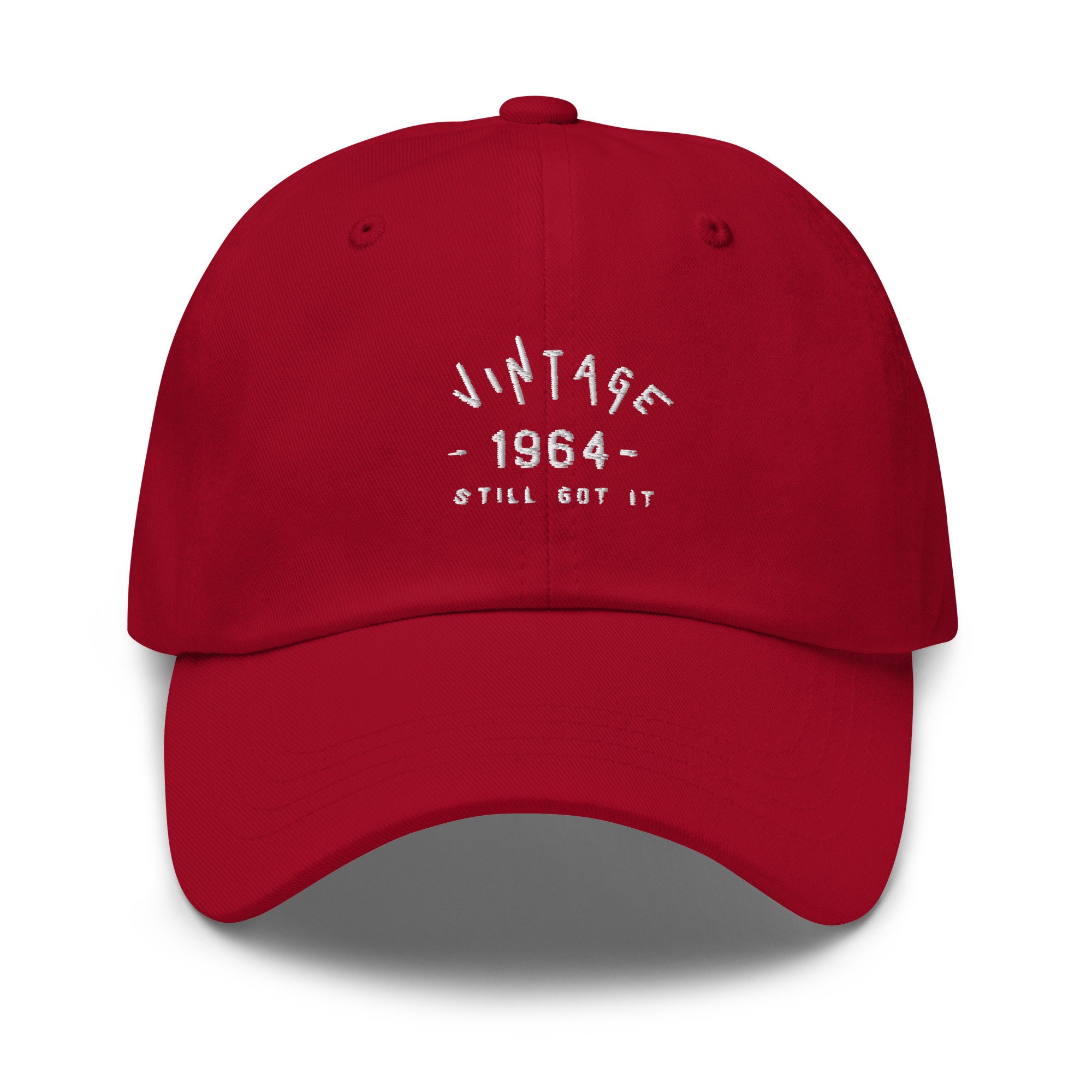 Vintage 1964 Embroidered Baseball Cap, 60th Birthday