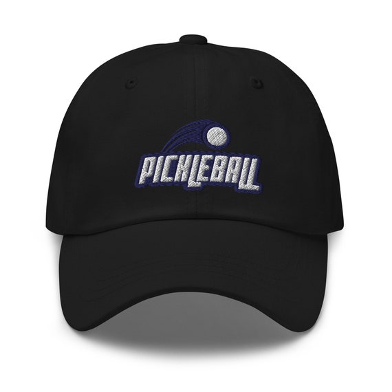 Embroidered Pickleball Hat: Twill Cotton Baseball Cap - Etsy display picture 1