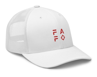 Cappellino da camionista FAFO, cappello da baseball con retro in rete