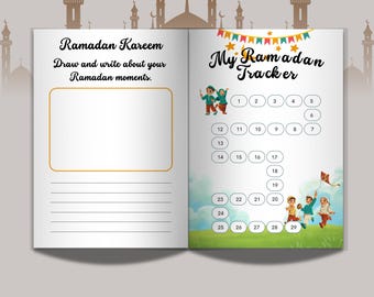 Ramadan Colouring Activity Pack for Kids, Printable Pages & Games (Digital Download)