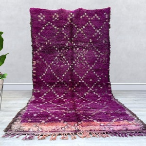 Stunning Moroccan Boujad Rug 5.8 FT x 11.0 FT Moroccan Woolen Rug - Handmade Berber Rug -  Berber carpet - Oriental Moroccan Rug 6X11