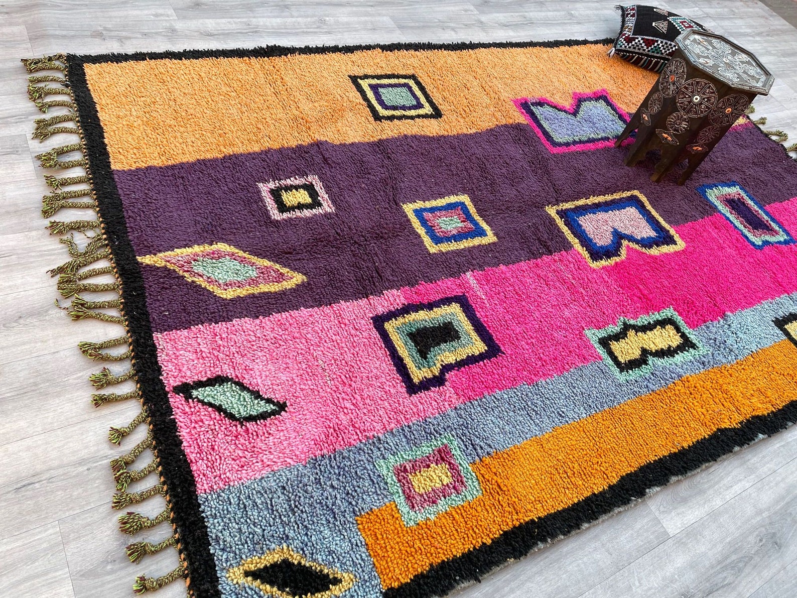 Fabulous Moroccan rug 6.7 FT x 10.0 FT Authentic Moroccan Etsy