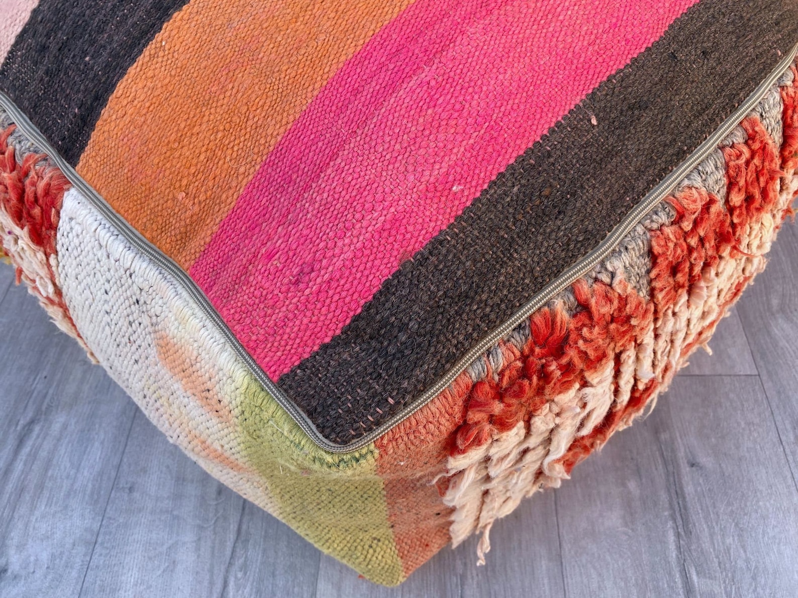 Moroccan Floor Cushion Home Decor Square Design Boujaad Etsy — free download