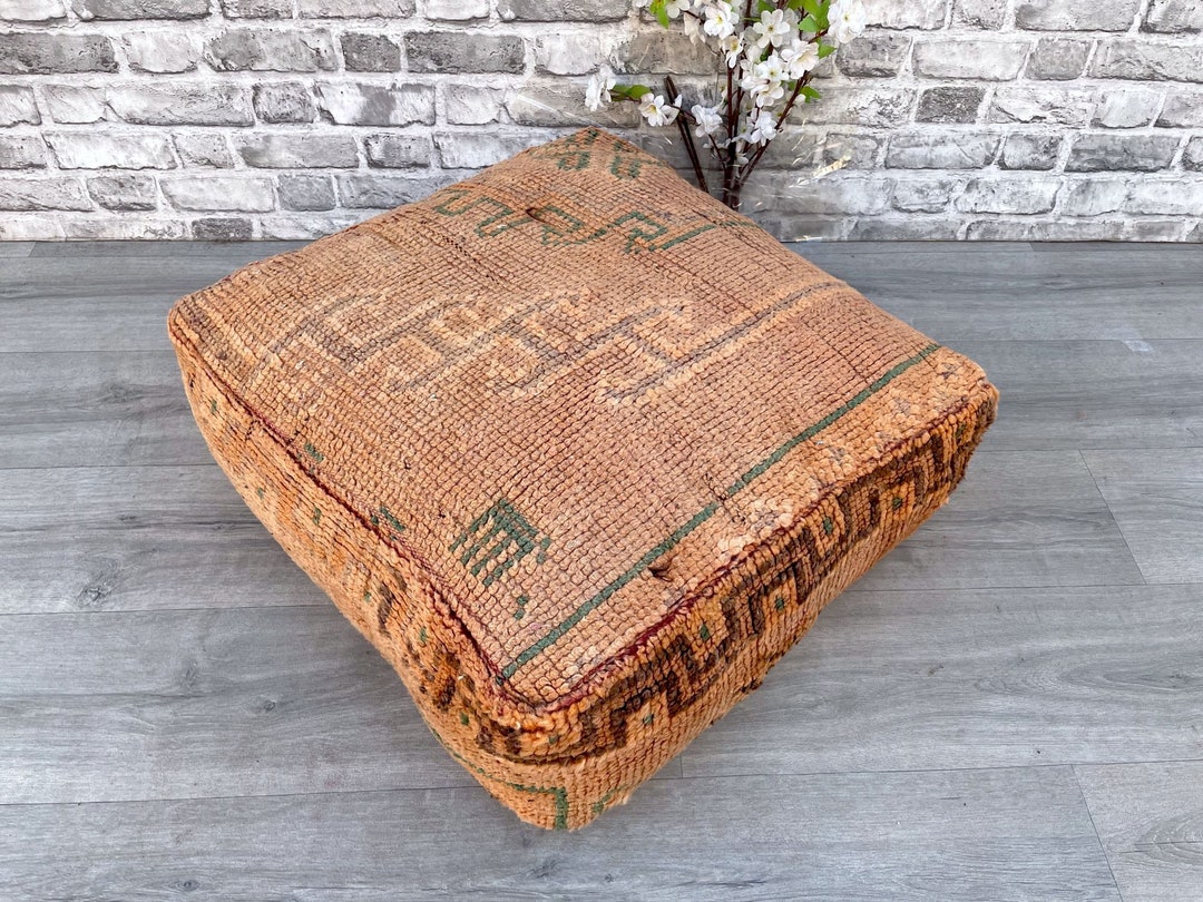 Moroccan Floor Cushion , Moroccan Vintage Pillow, Moroccan Floor Pillow