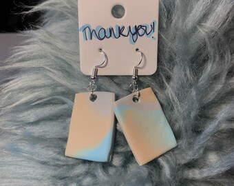 Sunset Square /& Circle Earrings