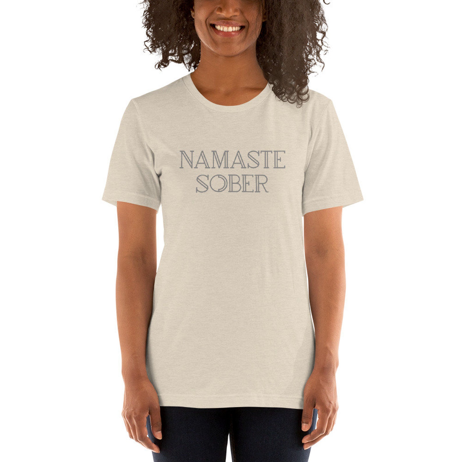Namaste Sober T-shirt Normalize Sobriety Top Cute Sober Life | Etsy