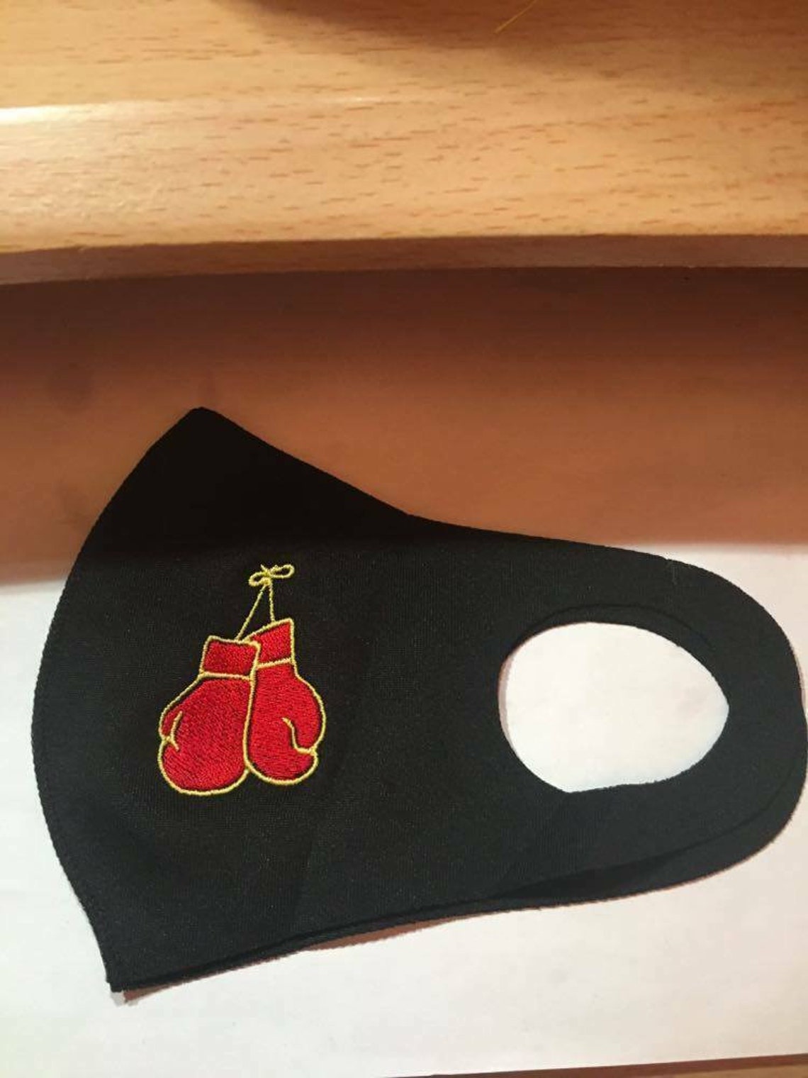 Boxing gloves Embroidered Face Mask Adults. Washable & Etsy