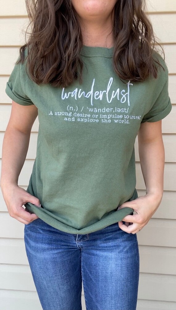 Custom Logo Embroidered Apparel TShirt Etsy