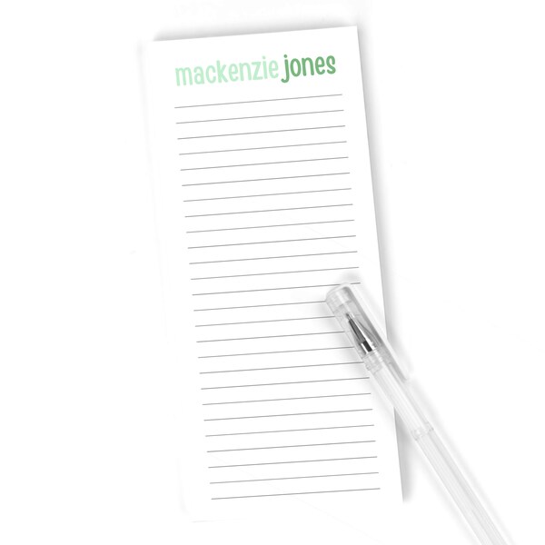 Custom Large Notepad Etsy