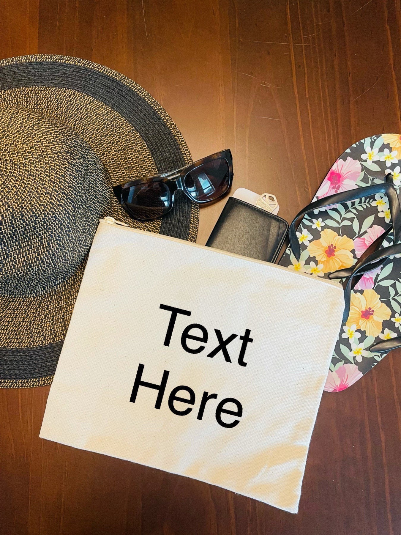 Canvas Custom Pouch Design Canvas Pouch Personalized Etsy