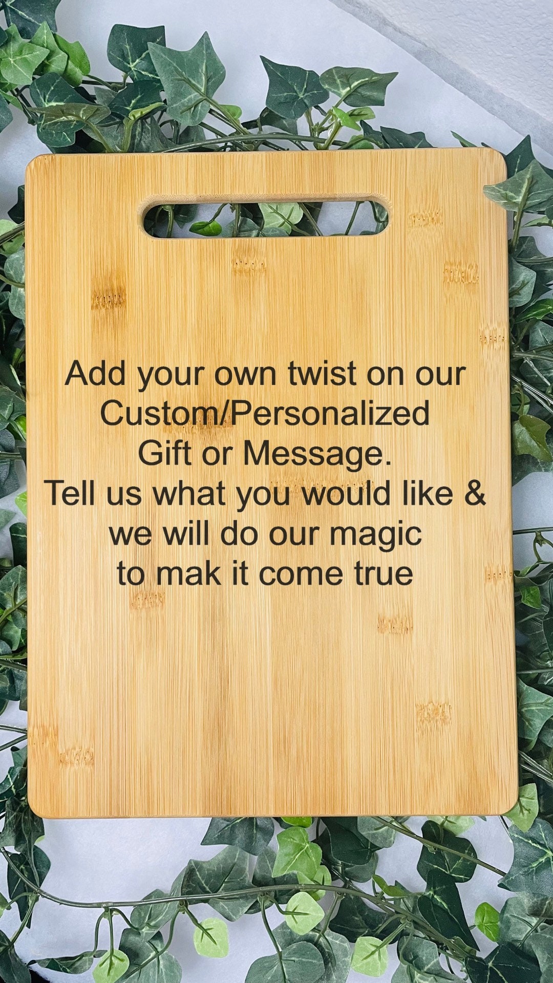 Personalized Classic Cutting Board | Bamboo Cutting Board | Customized ...