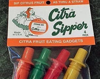 Citra Citrus Sipper - El exprimidor más pequeño del mundo - Paquete de 4