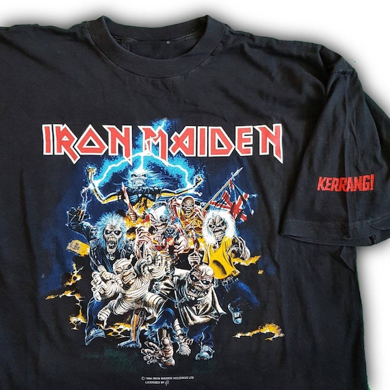 1996 Iron Maiden double sided print t shirt