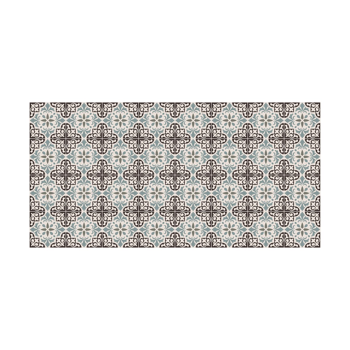 Valencia Dual Tone Colour Floral Tiles Selfadhesive Kitchen Etsy