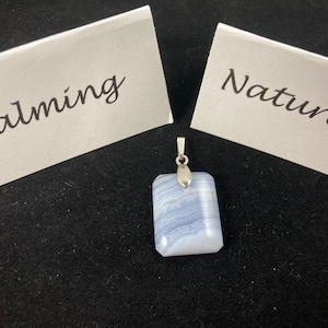 Blue Lace Agate Pendant