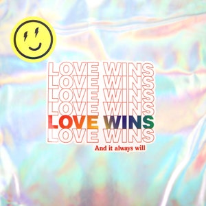 Love Wins Sticker