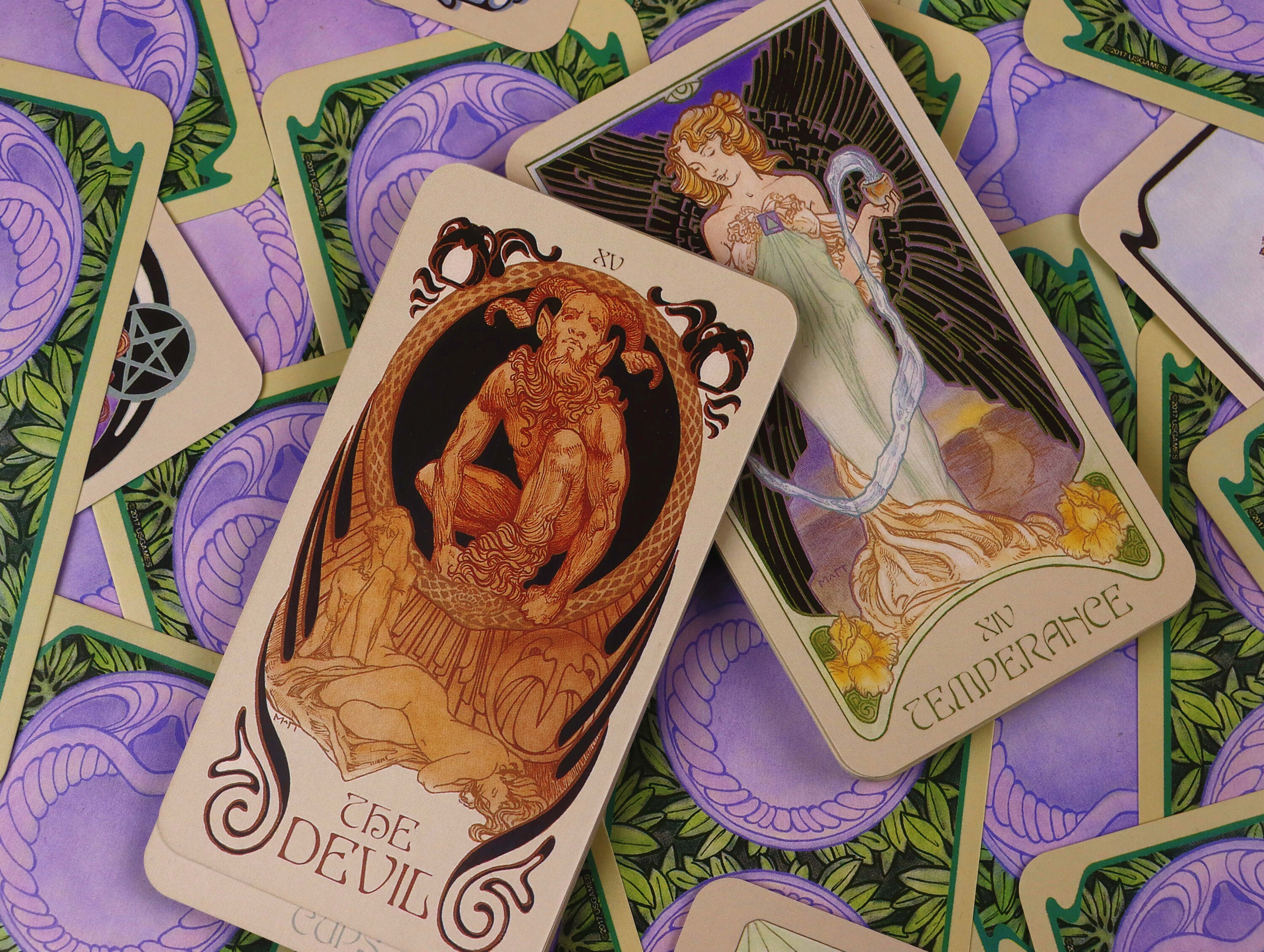Ethereal Visions Tarot Deck with book / Unique tarot card deck Etsy