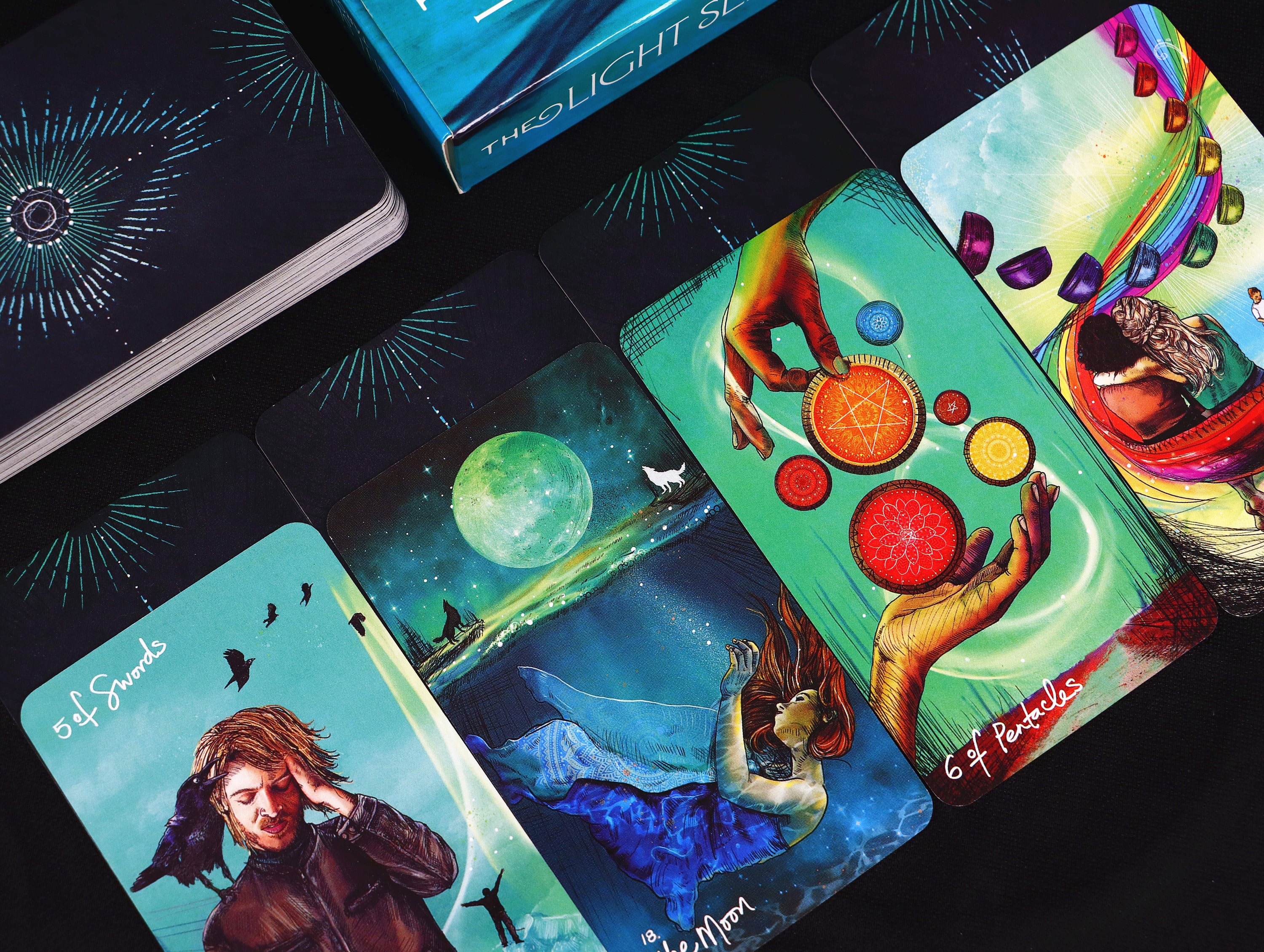 Full Light Seer tarot deck with book for beginners / New tarot Etsy