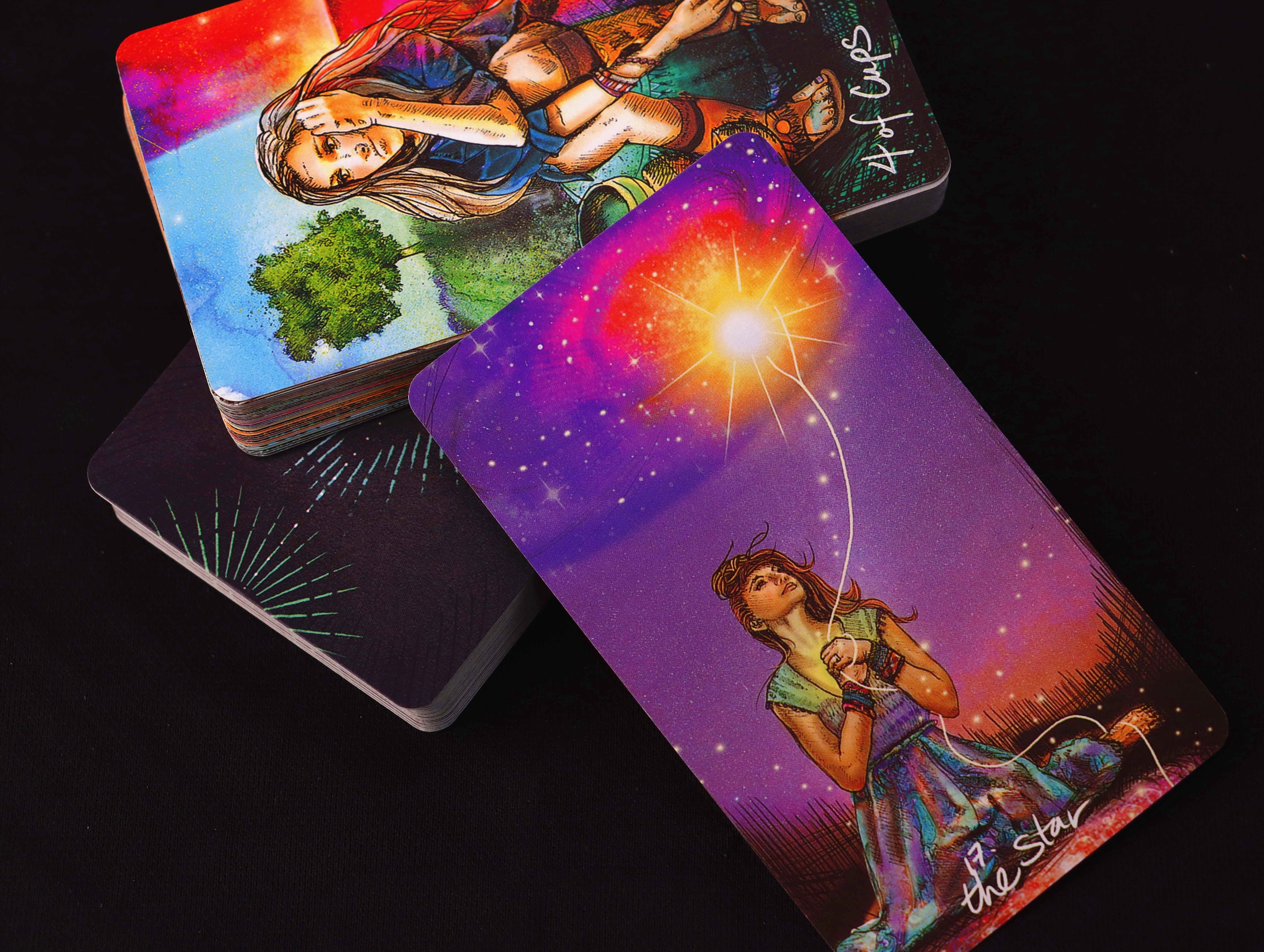 Full Light Seer's Tarot cards deck with guidebook Etsy