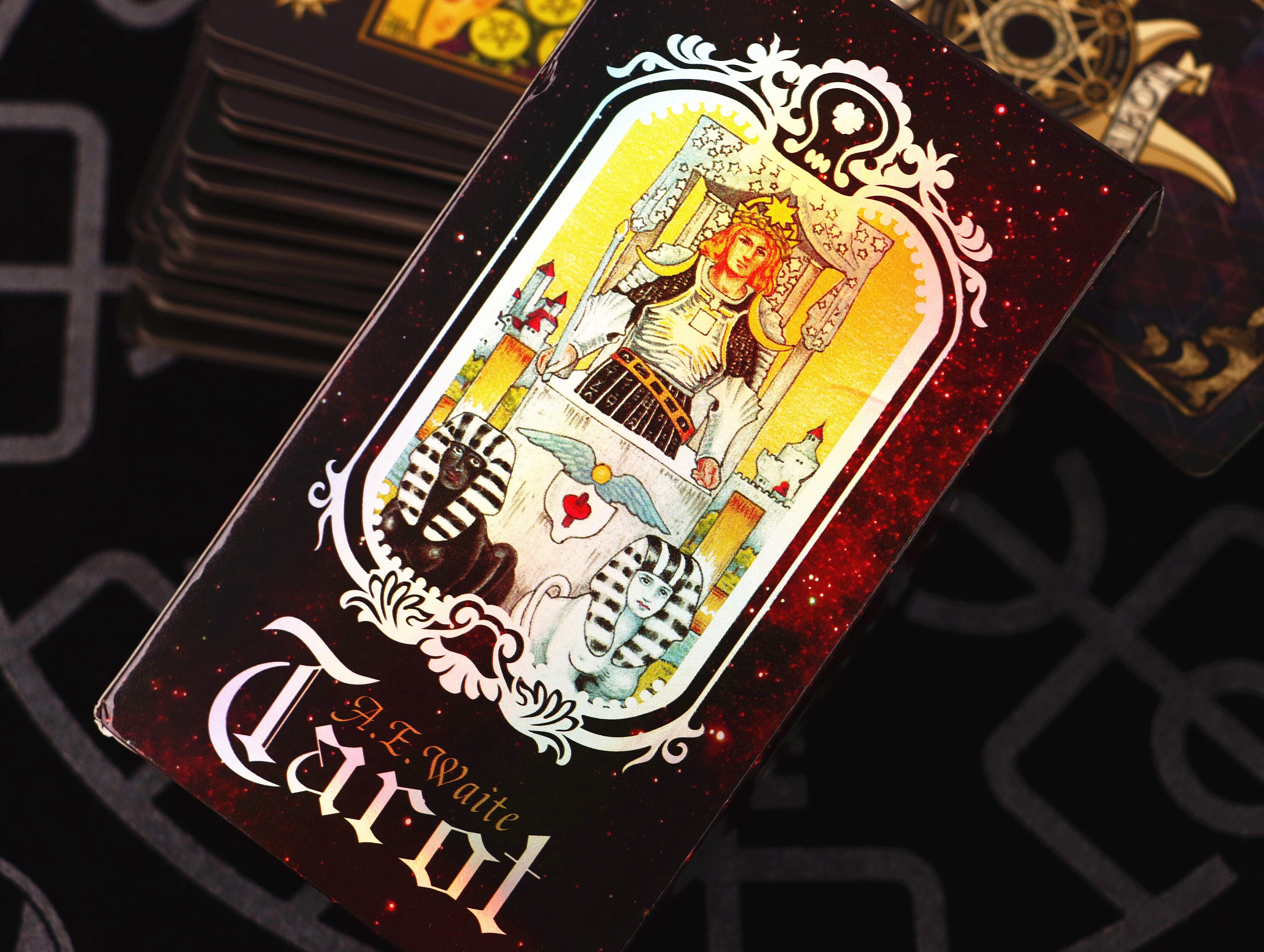 A.E Waite Tarot Deck with Guidebook Tarot deck for beginners Etsy