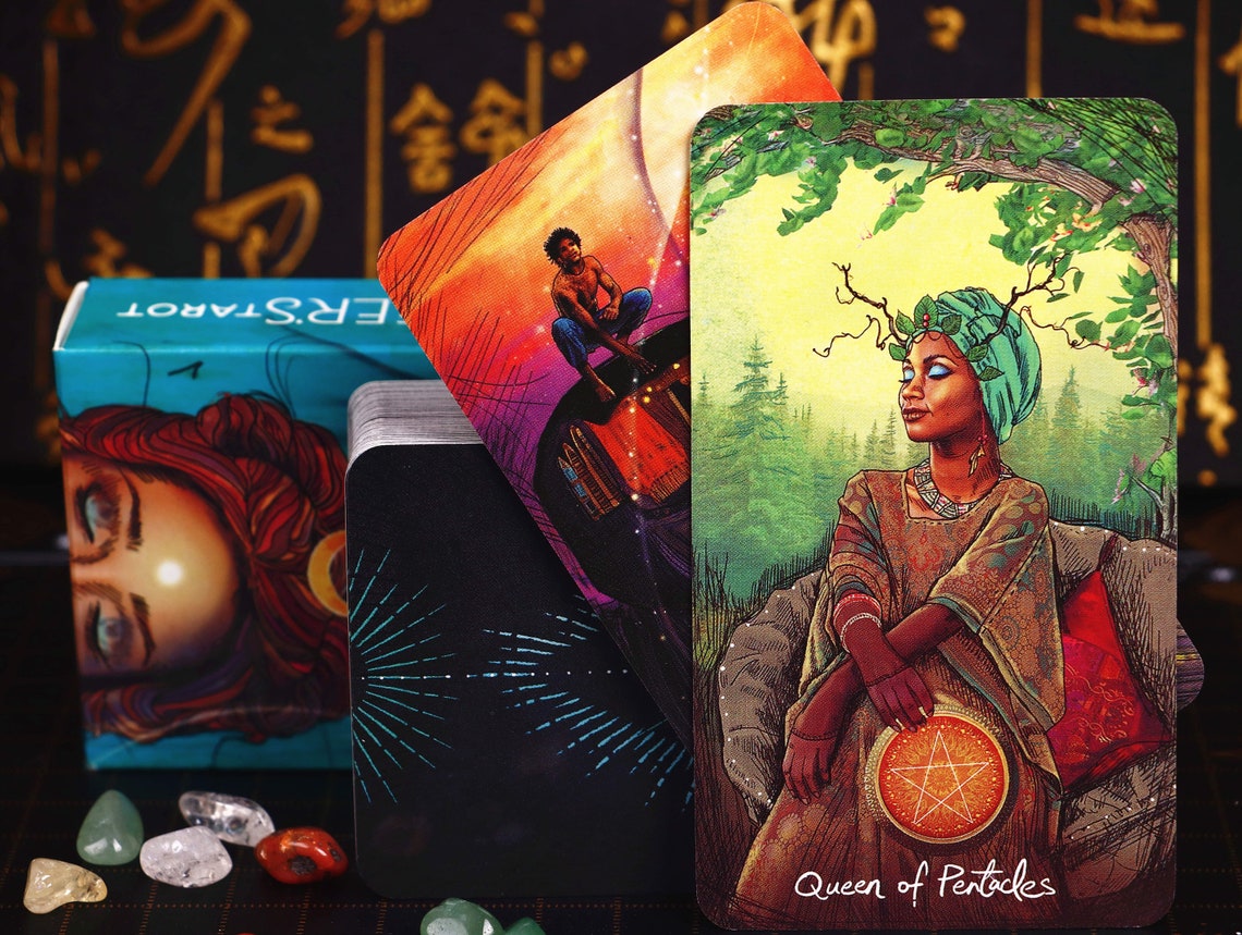 Full Light Seer Tarot cards deck with book / Tarot deck with Etsy