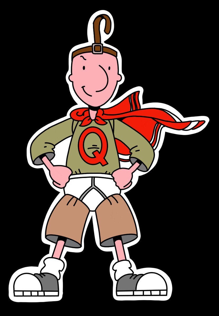 Doug and Porkchop as Quailman Vinyl Sticker 90s Etsy UK