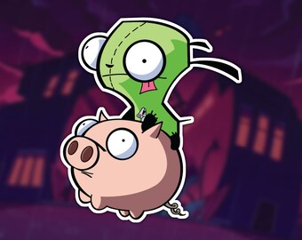 Invader Zim Gir - Etsy