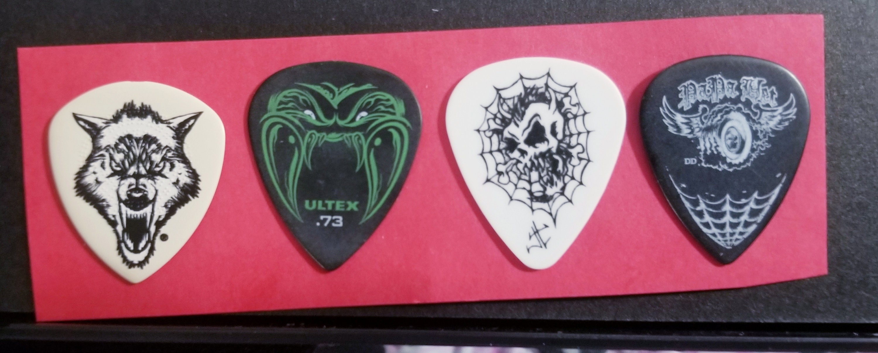 Metallica James Hetfield Photo Framed 4 Guitar Pick Lot Etsy