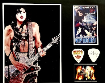 PAUL STANLEY of KISS - Silvertone Guitars - Print Ad - Etsy